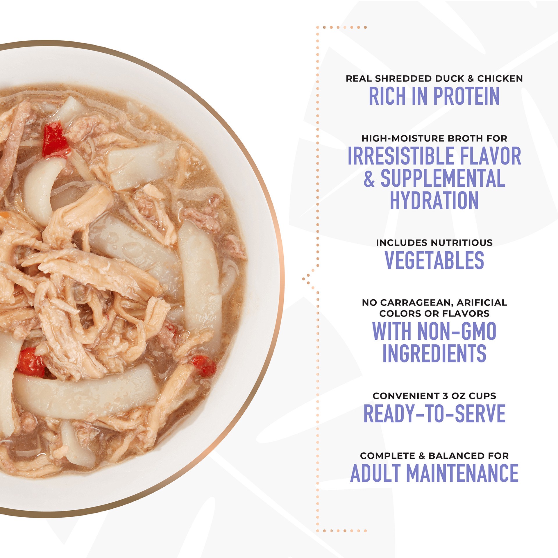 slide 4 of 5, Tiki Dog Taste of the World Wet Dog Food, Asia Peking Duck, 3 oz. Cup (4 Count), 3 oz