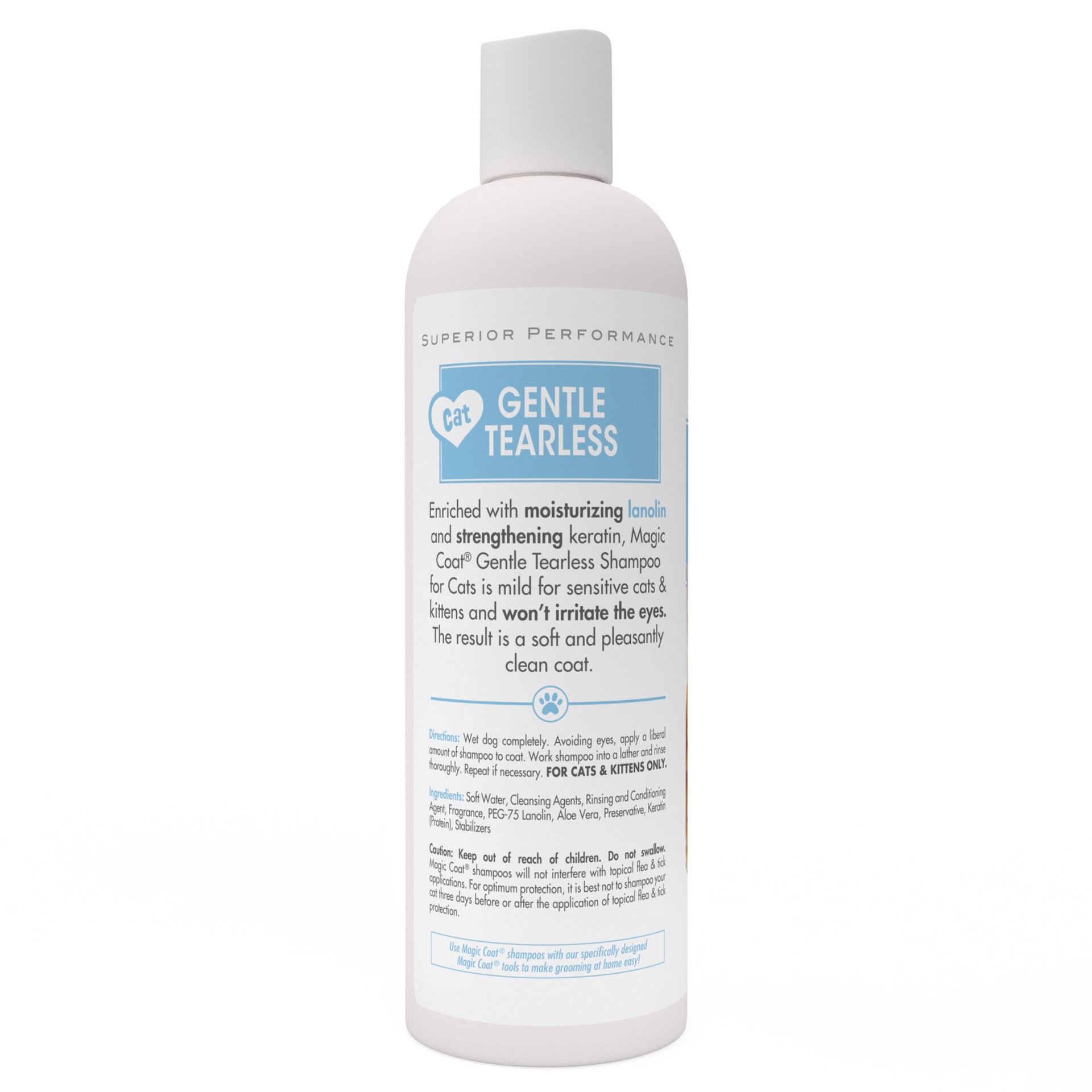 slide 2 of 3, Four Paws Magic Coat Tearless Shampoo for Cats & Kittens Tearless Cat Shampoo 16 Ounces (1 Count), 1 cnt