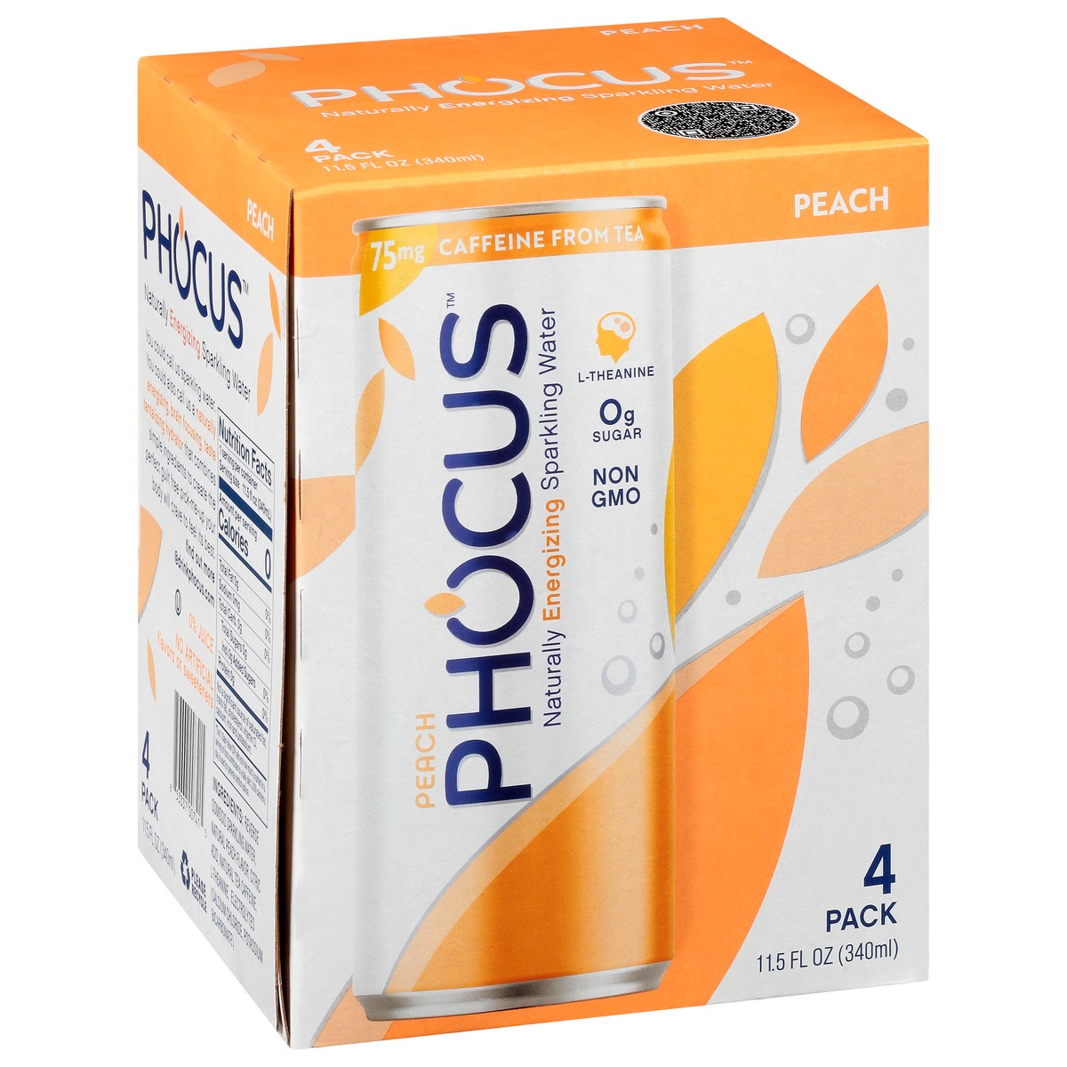 slide 2 of 10, Phocus Sparkling Water - 4 ct, 4 ct