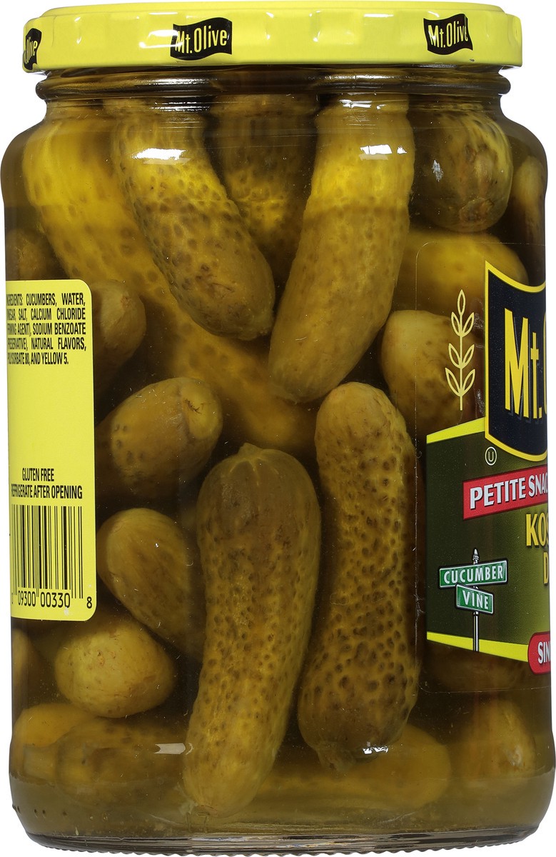 slide 5 of 7, Mt. Olive Kosher Dill Pickles 24 fl oz, 24 fl oz