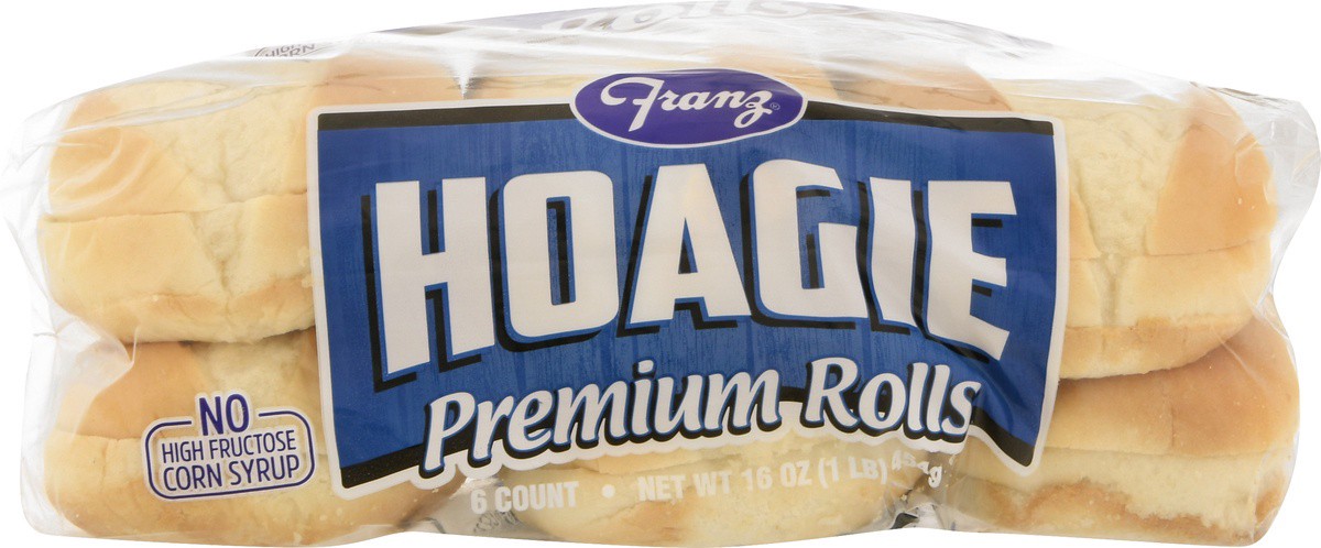 slide 6 of 8, Franz Premium Hoagie Rolls 6 Count,