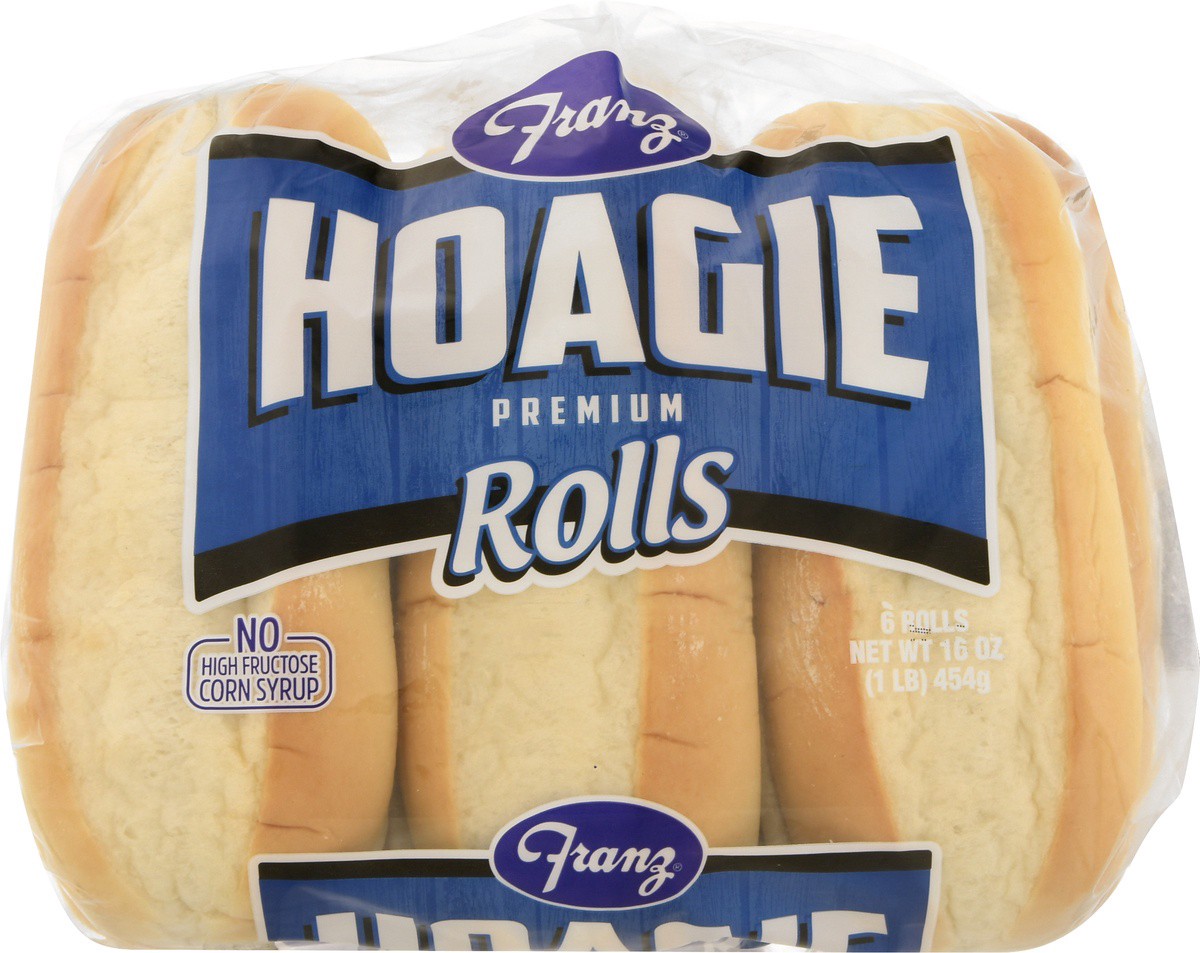 slide 8 of 8, Franz Premium Hoagie Rolls 6 Count,