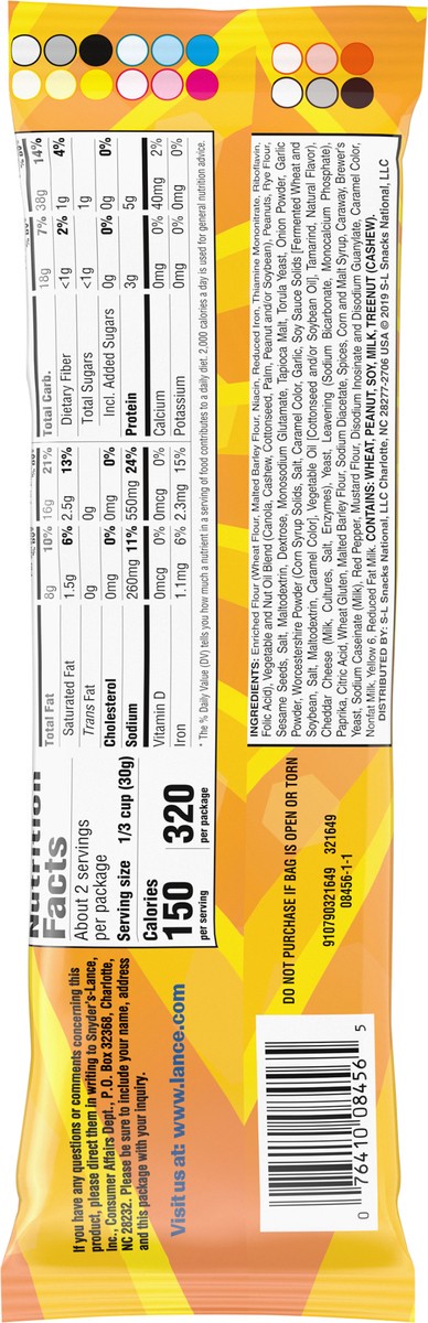slide 10 of 11, Lance Gold'n Chees Snack Mix, 2.75 oz