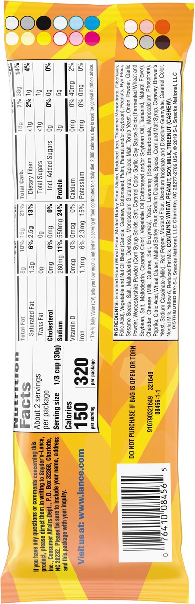 slide 7 of 11, Lance Gold'n Chees Snack Mix, 2.75 oz