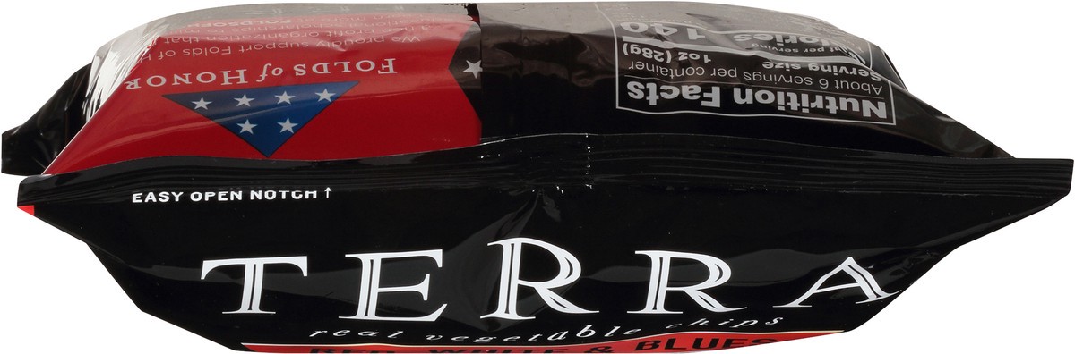 slide 2 of 7, Terra Red, White & Blues Sea Salt Real Vegetable Chips 5.5 oz. Bag, 5.5 oz