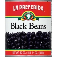 slide 1 of 1, La Preferida Black Beans, 30 oz