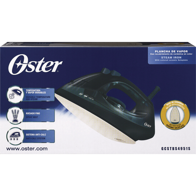 slide 1 of 1, Oster Steam Iron Silver, 1 ct