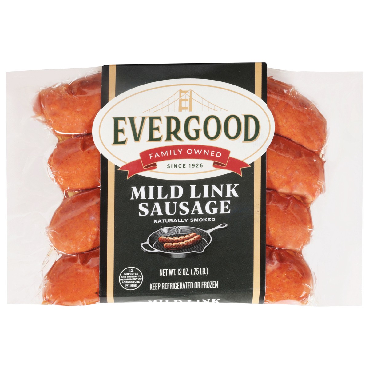 slide 12 of 14, Evrgd Mild Link Sausage, 13 oz