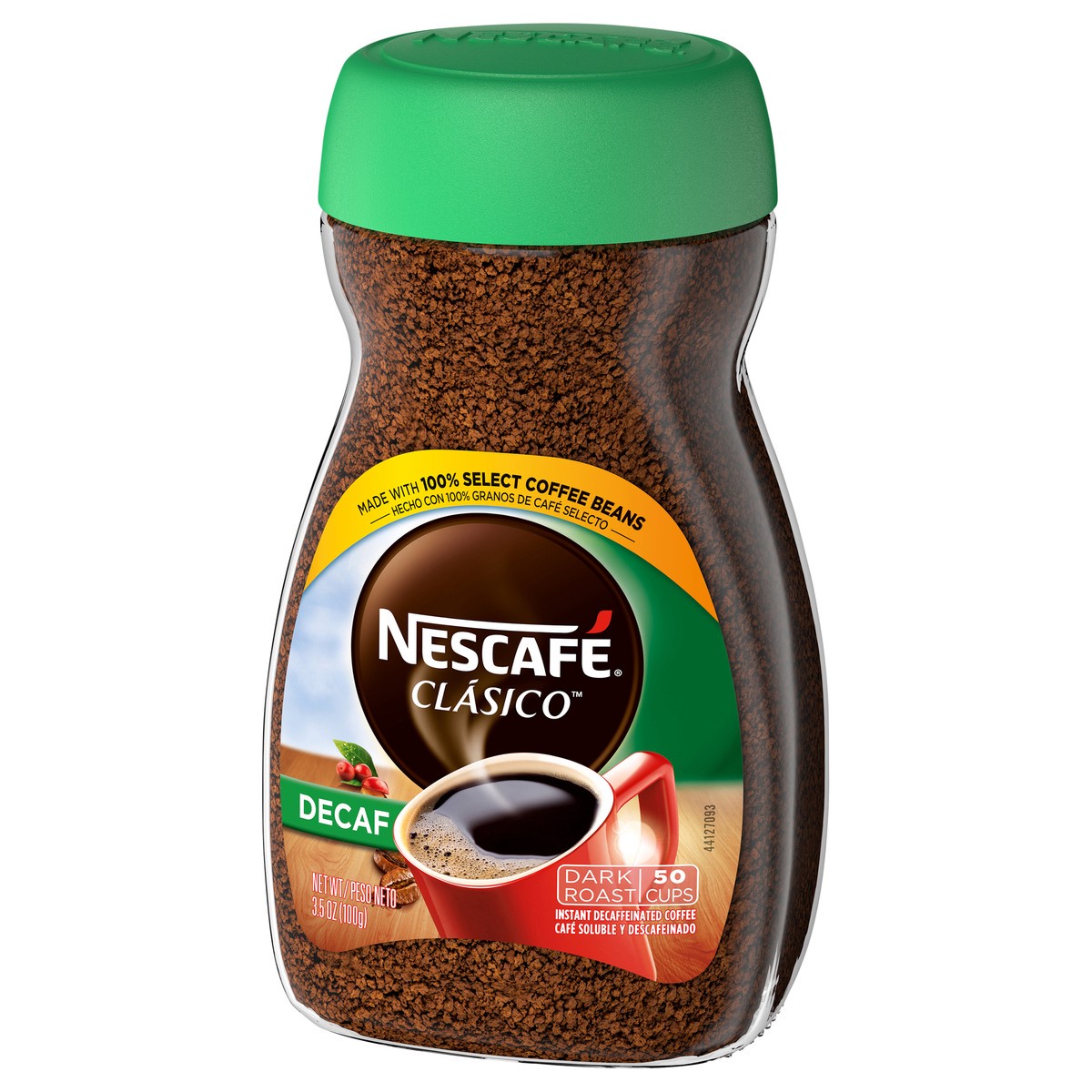 slide 11 of 12, Nescafé NESCAFÉ CLÁSICO, Instant Coffee, Decaf Dark Roast, 1 Jar - 3.5 oz, 3.5 oz