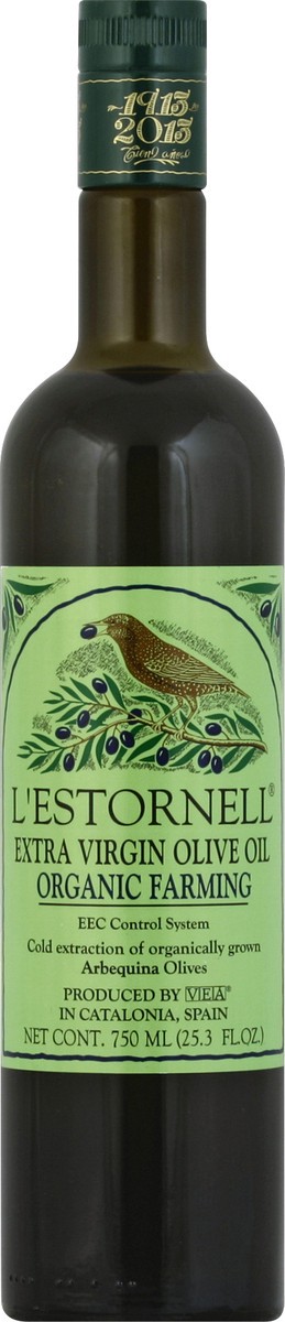 slide 1 of 2, L'Estornell Olive Oil 25.3 oz, 750 ml