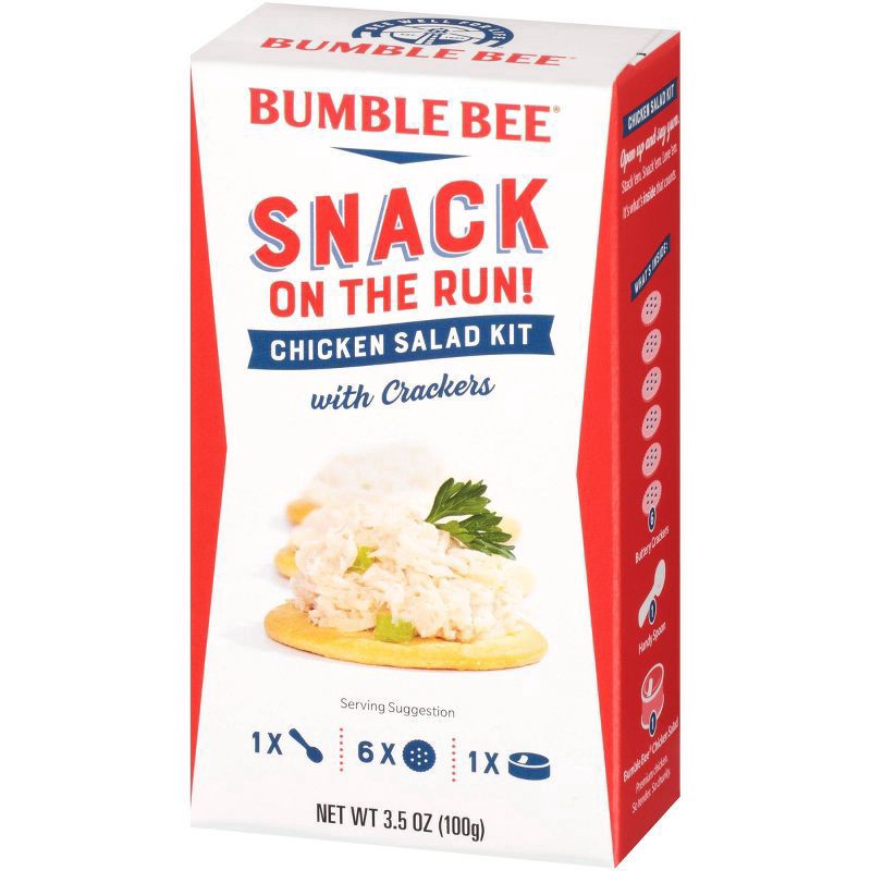 slide 4 of 5, Bumble Bee Snack on the Run! Original Chicken Salad Kit with Crackers 3.5 oz, 3.5 oz