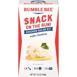 Bumble Bee Snack on the Run! Original Chicken Salad Kit with Crackers 3.5 oz