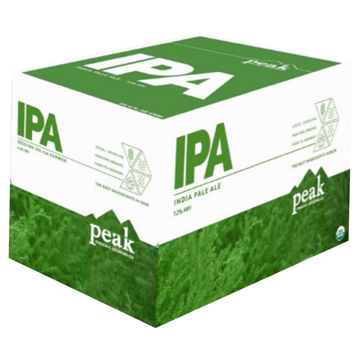 slide 1 of 1, Peak Organic Brewing Co. Peak Organic IPA Bottles, 6 ct; 12 fl oz