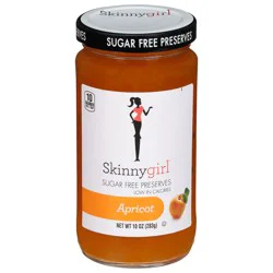 Skinnygirl Sugar Free Apricot Preserves, Kosher, 10 oz
