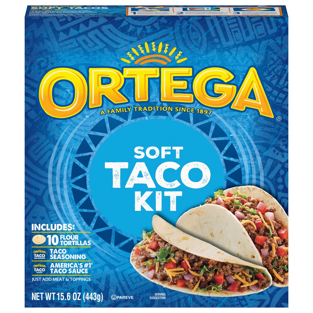 slide 1 of 8, Ortega Soft Taco Kit 1 ea, 1 ct