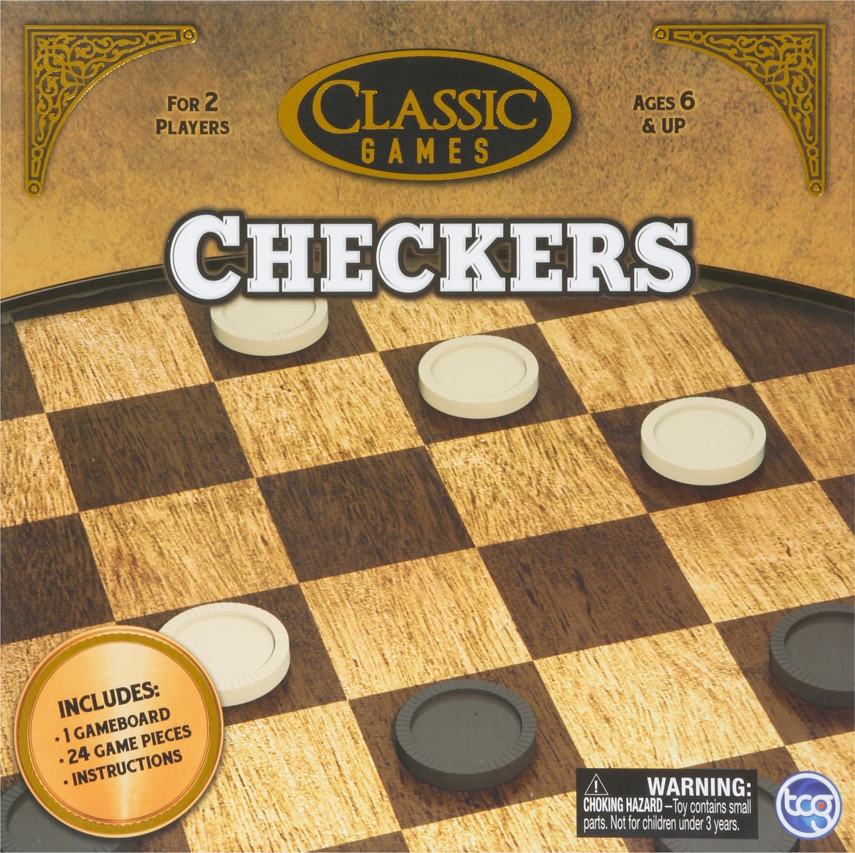 slide 3 of 9, Classic Games Checkers 1 ea, 1 ct