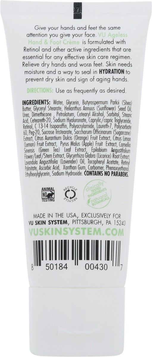 slide 13 of 13, Vu Skin System Moisturizing Ageless Hand & Foot Creme 2 fl oz, 2 fl oz