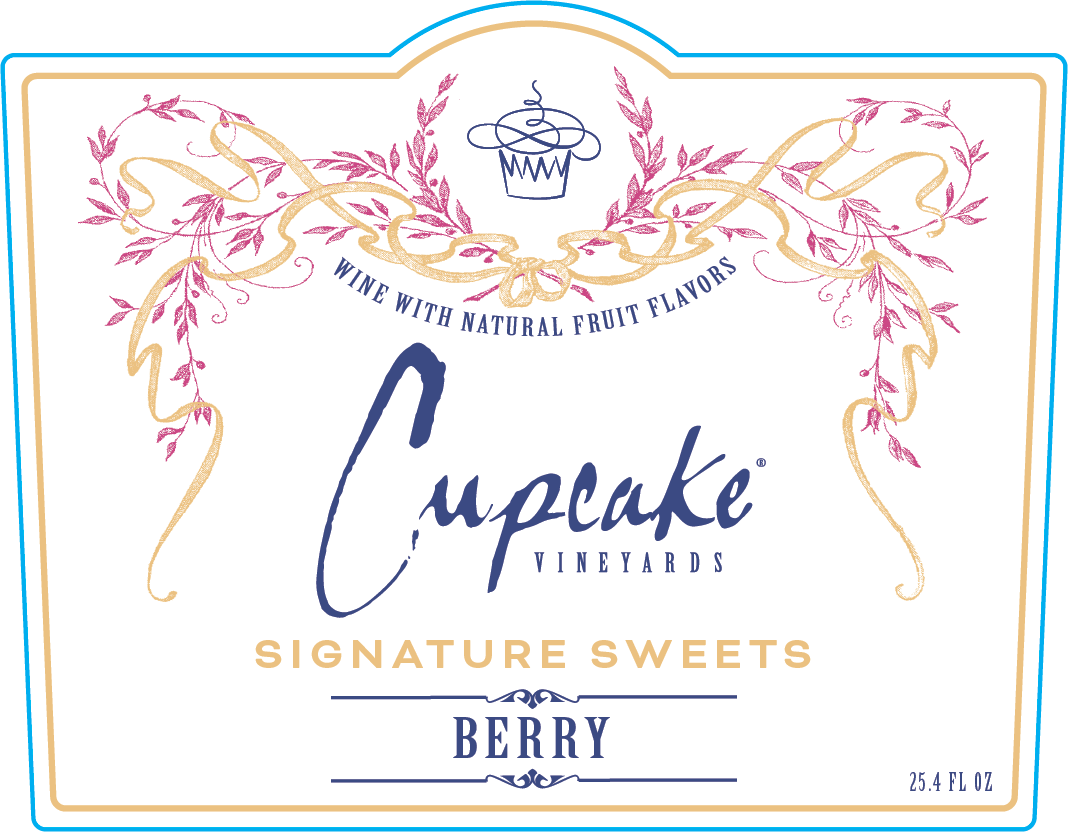 slide 2 of 5, Cupcake Vineyards Signature Sweets Berry Moscato Wine, 750mL Bottle, 750 ml