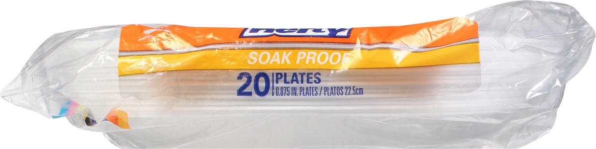 slide 9 of 12, Hefty 8.875 Inch Soak Proof Plates 20 ea, 20 ct