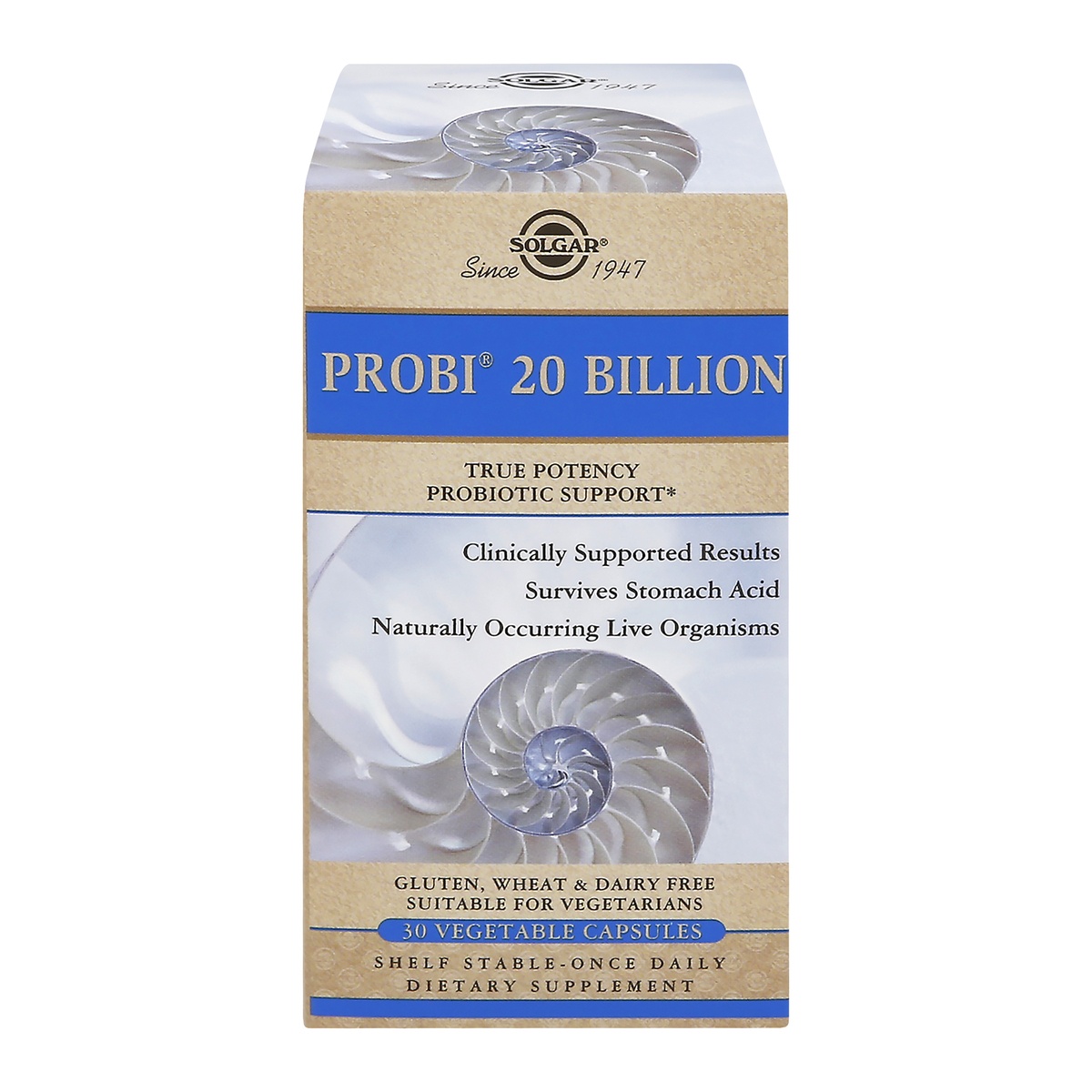 slide 1 of 9, Solgar Probi 20 Billion, Vegetable Capsules, 30 ct