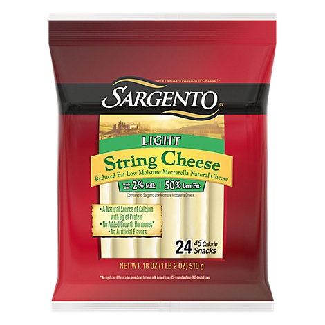 slide 1 of 1, Sargento String Cheese, 18 oz