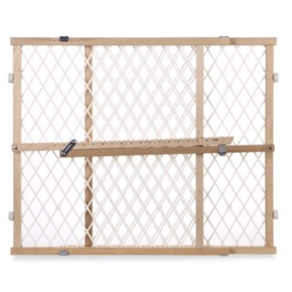 slide 1 of 1, North States Diamond Mesh Gate - White, 1 ct