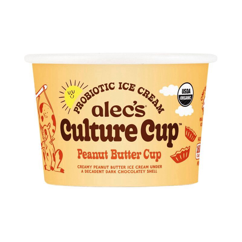 slide 3 of 5, Alecs Icecream Alec's Peanut Butter Culture Cup, 14 oz