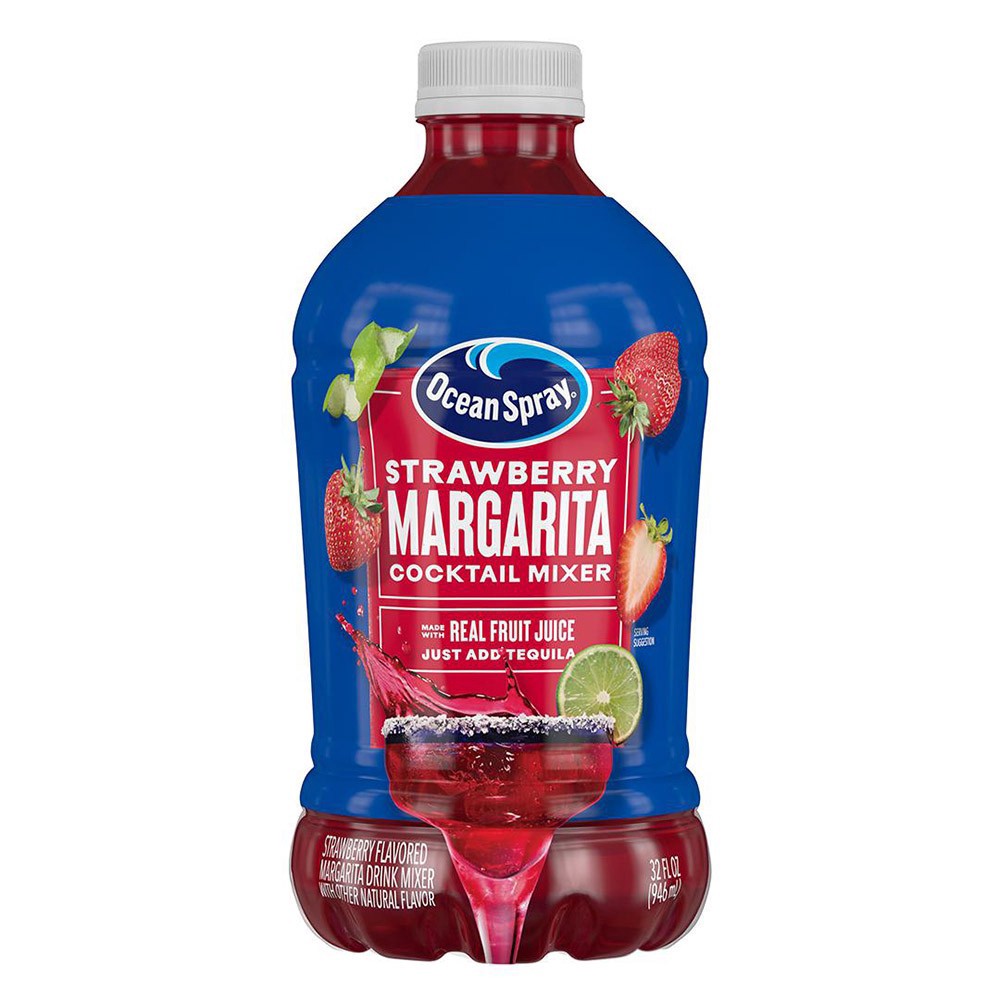 slide 1 of 1, Ocean Spray Strawberry Margarita Mixer - 32 oz, 32 oz