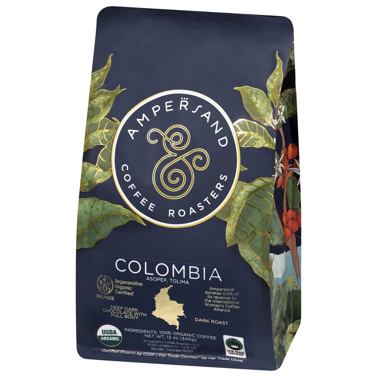 slide 4 of 4, Ampersand Coffee Coffee Wb Colombia 12.000 Oz, 12 oz