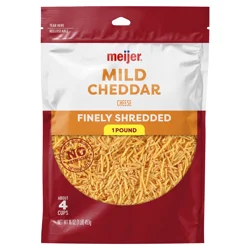 Meijer Finely Shredded Mild Cheddar Cheese