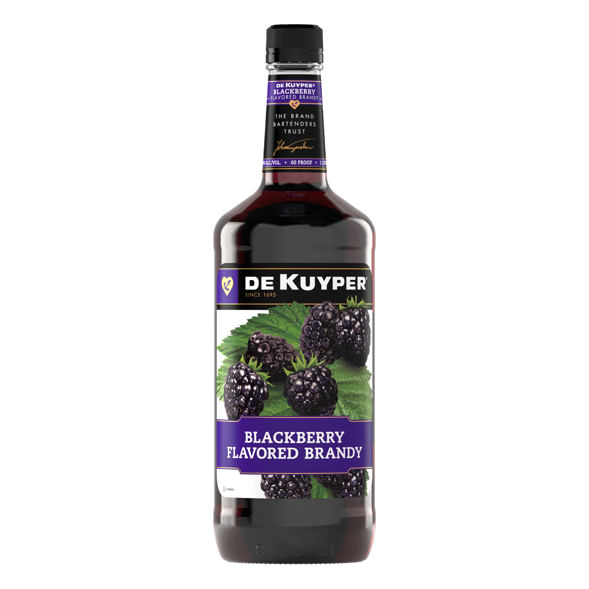 slide 2 of 2, Dekuyper Blackberry Flavored Brandy, 1 liter