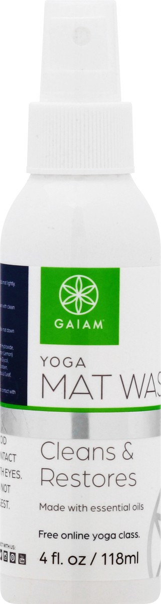 slide 5 of 11, Gaiam Cleans & Restores Yoga Mat Wash 4 oz, 1 ct