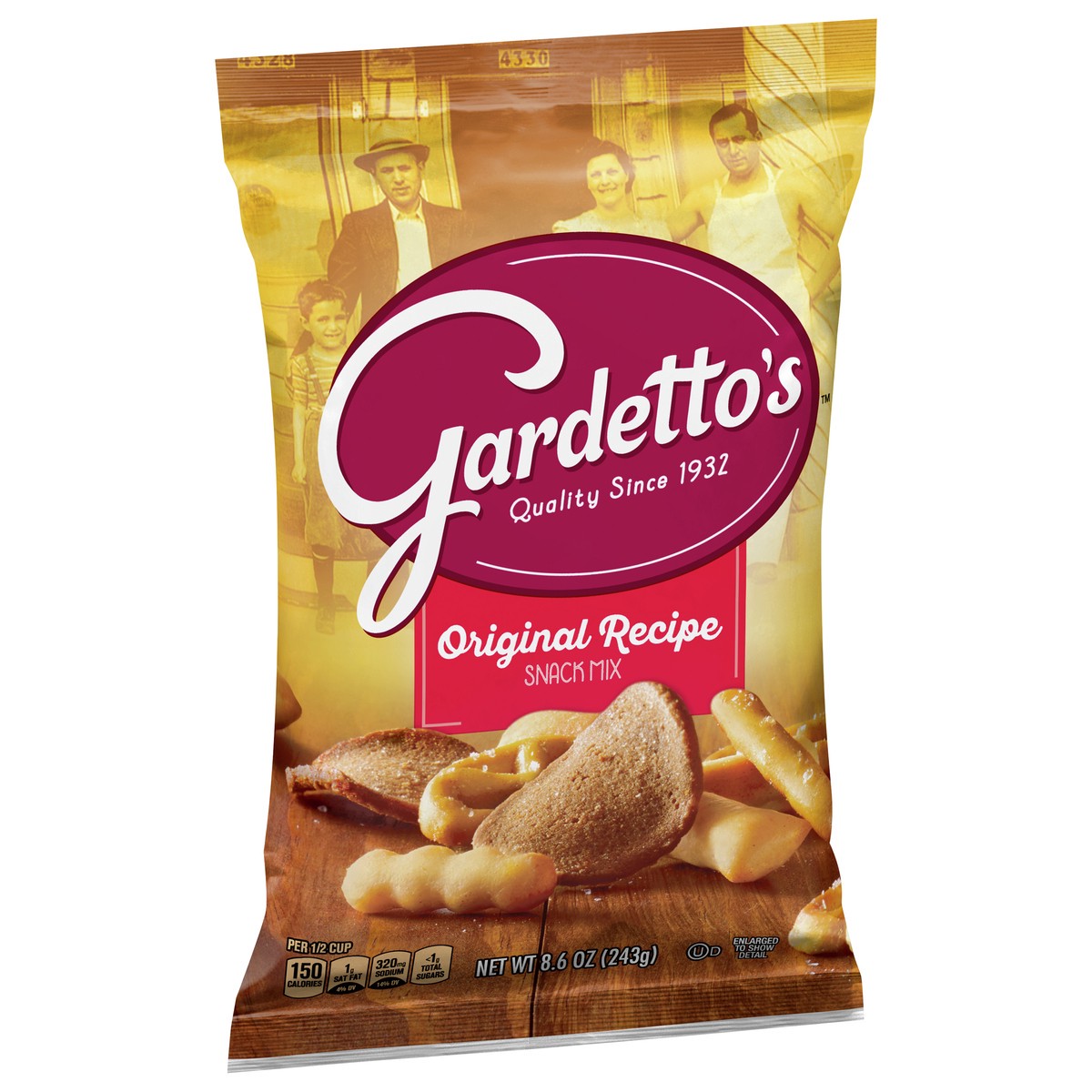 slide 2 of 9, Gardetto's Snack Mix, Original Recipe, Snack Bag, 8.6 oz, 8.6 oz