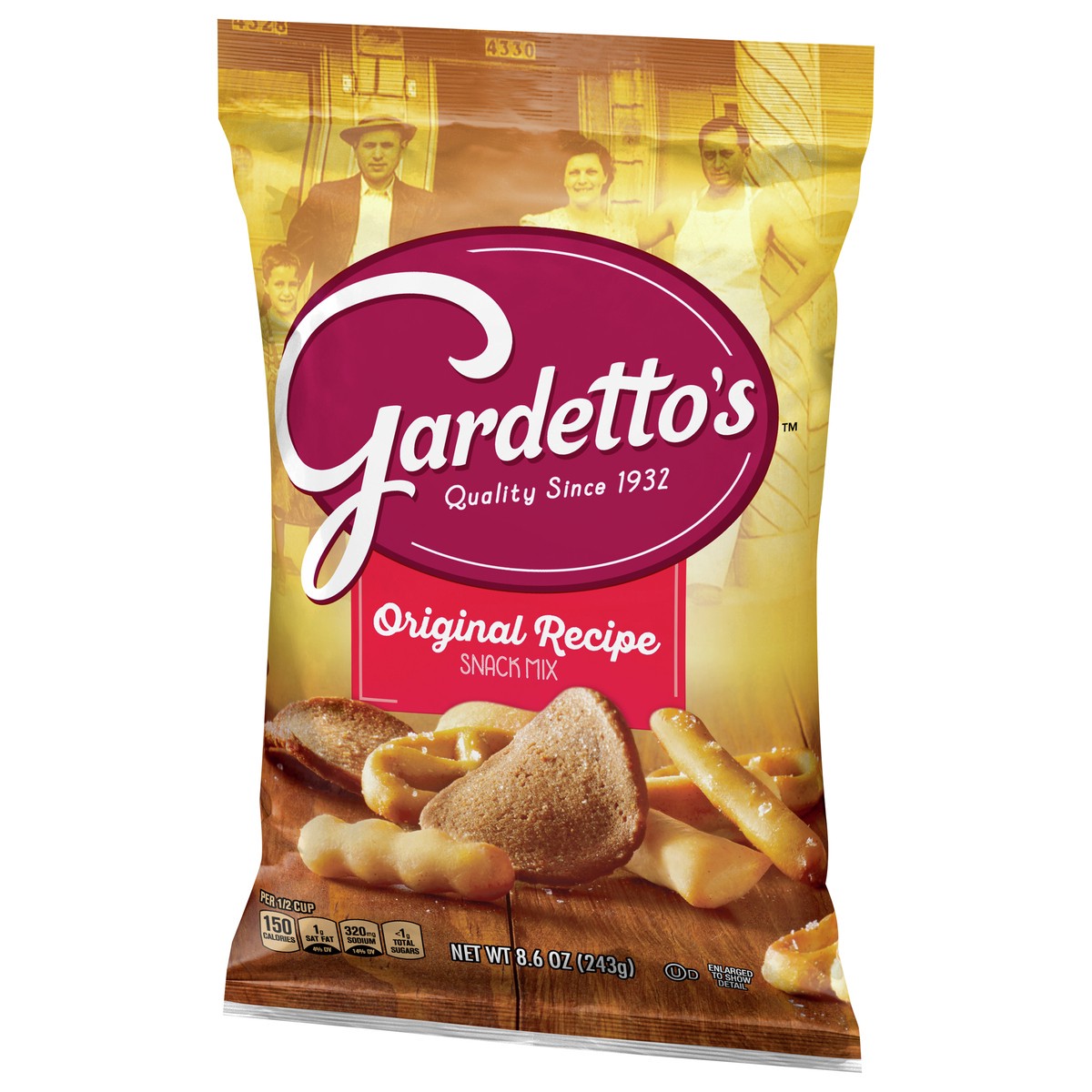 slide 3 of 9, Gardetto's Snack Mix, Original Recipe, Snack Bag, 8.6 oz, 8.6 oz