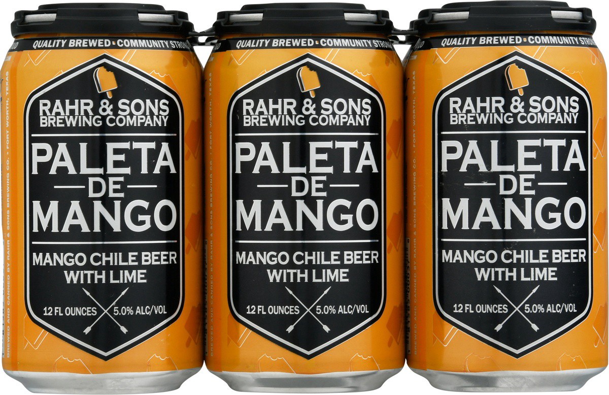 slide 9 of 9, Rahr & Sons Paleta de Mango Beer - 6 ct; 12 oz, 6 ct; 12 oz