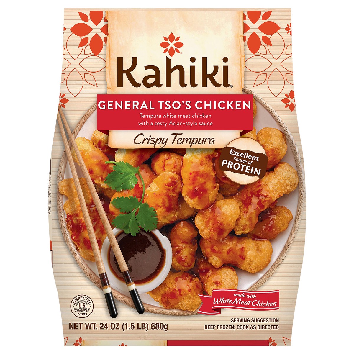 slide 5 of 8, Kahiki Crispy Tempura General Tso's Chicken, 24 oz