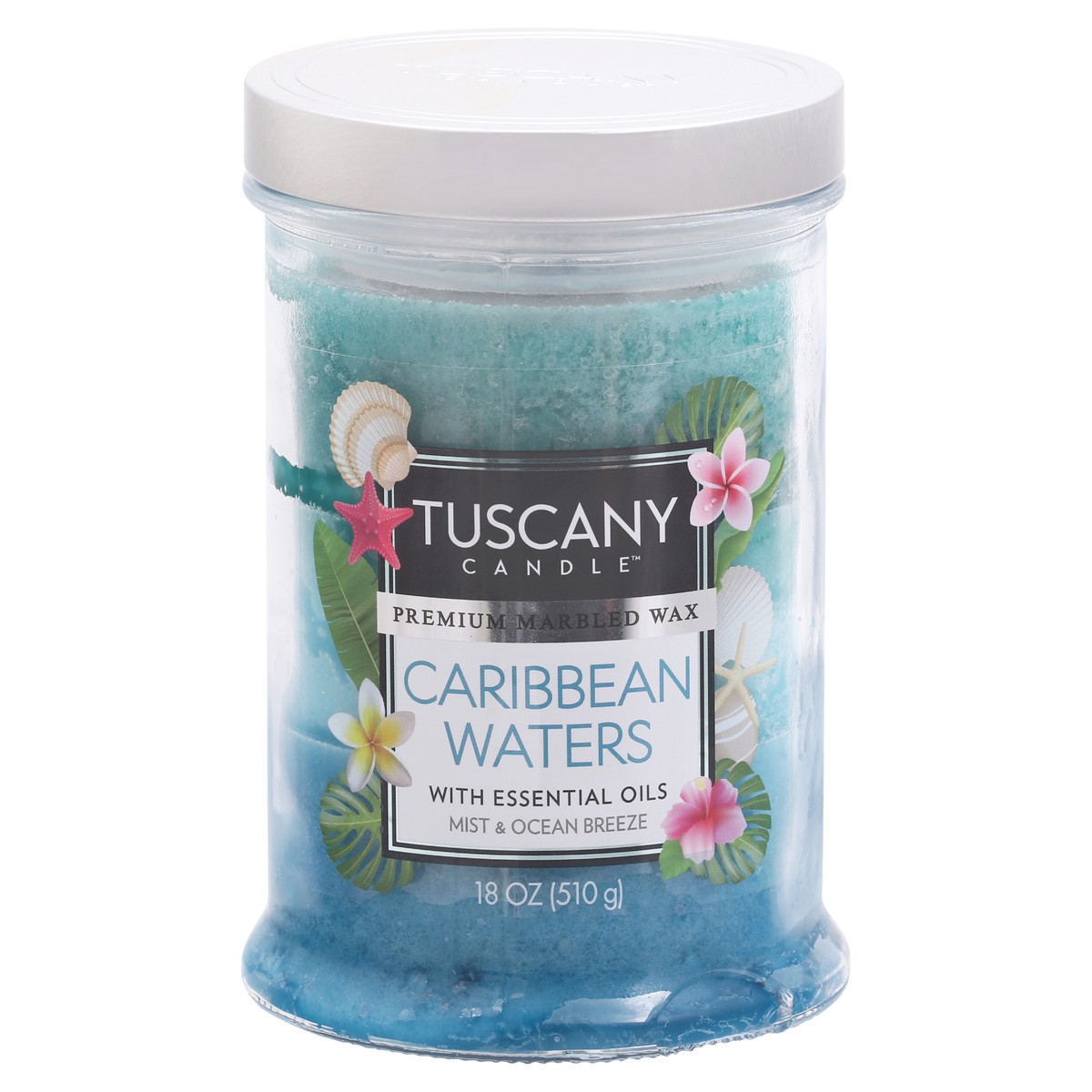 slide 11 of 11, Tuscany Candle Caribbean Waters Triple Pour Glass Jar Candle, 1 ct