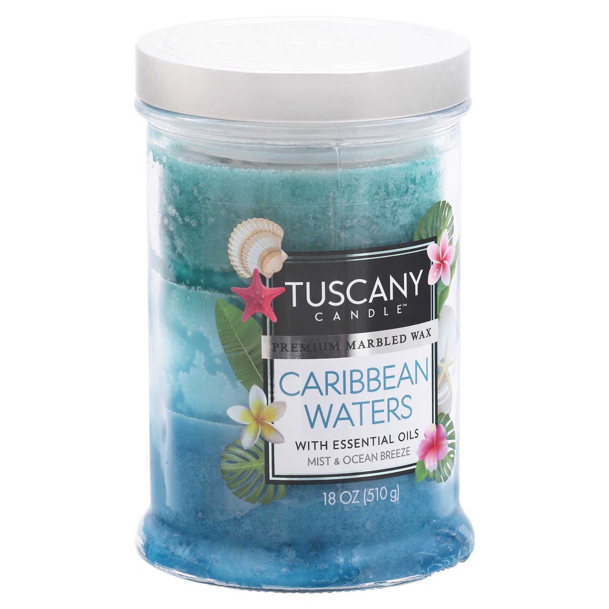 slide 6 of 11, Tuscany Candle Caribbean Waters Triple Pour Glass Jar Candle, 1 ct