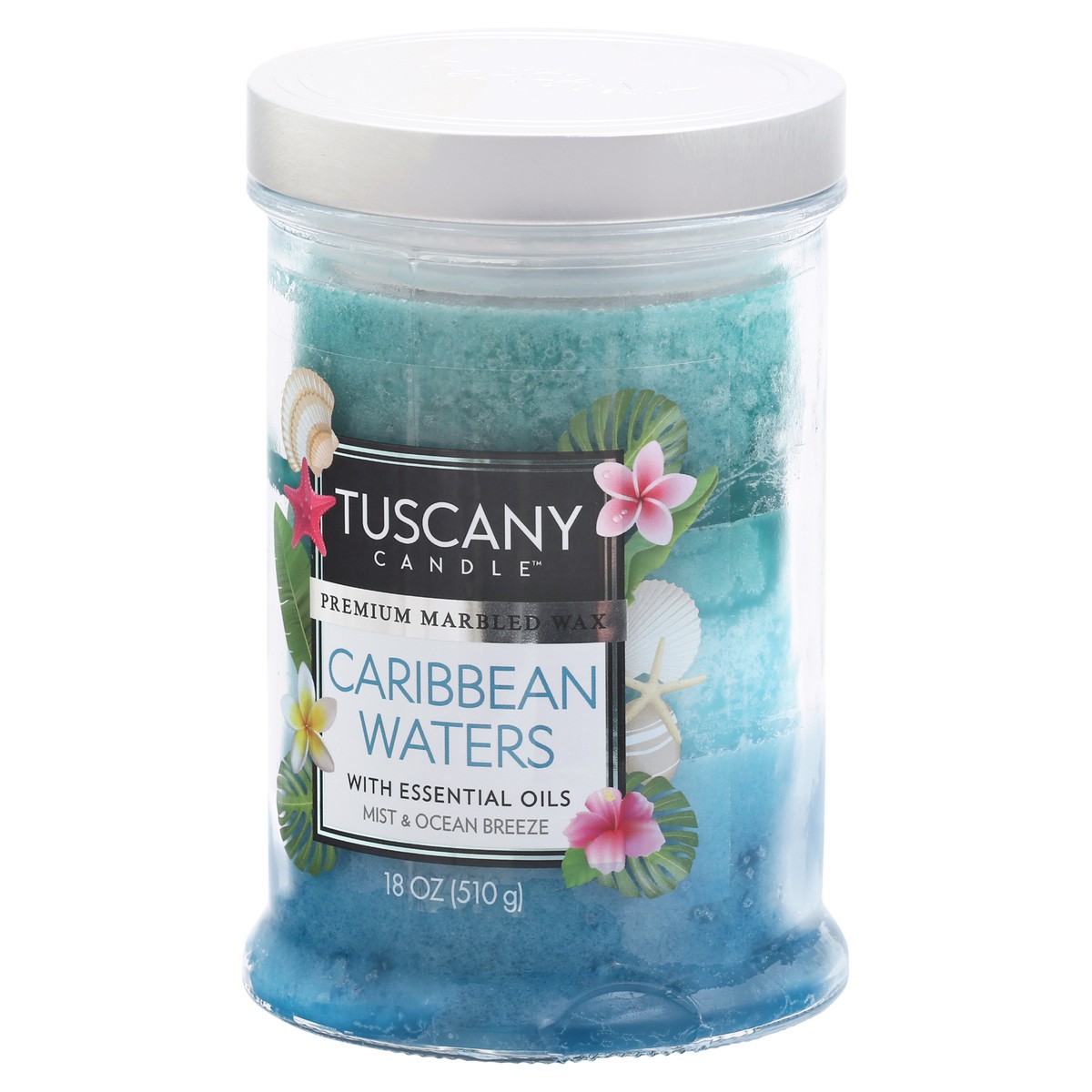 slide 7 of 11, Tuscany Candle Caribbean Waters Triple Pour Glass Jar Candle, 1 ct