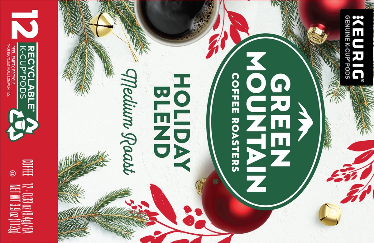 slide 3 of 9, Green Mountain Coffee Roasters Holiday Blend, Keurig Single Serve K-Cup Pods- 12 ct, 12 ct