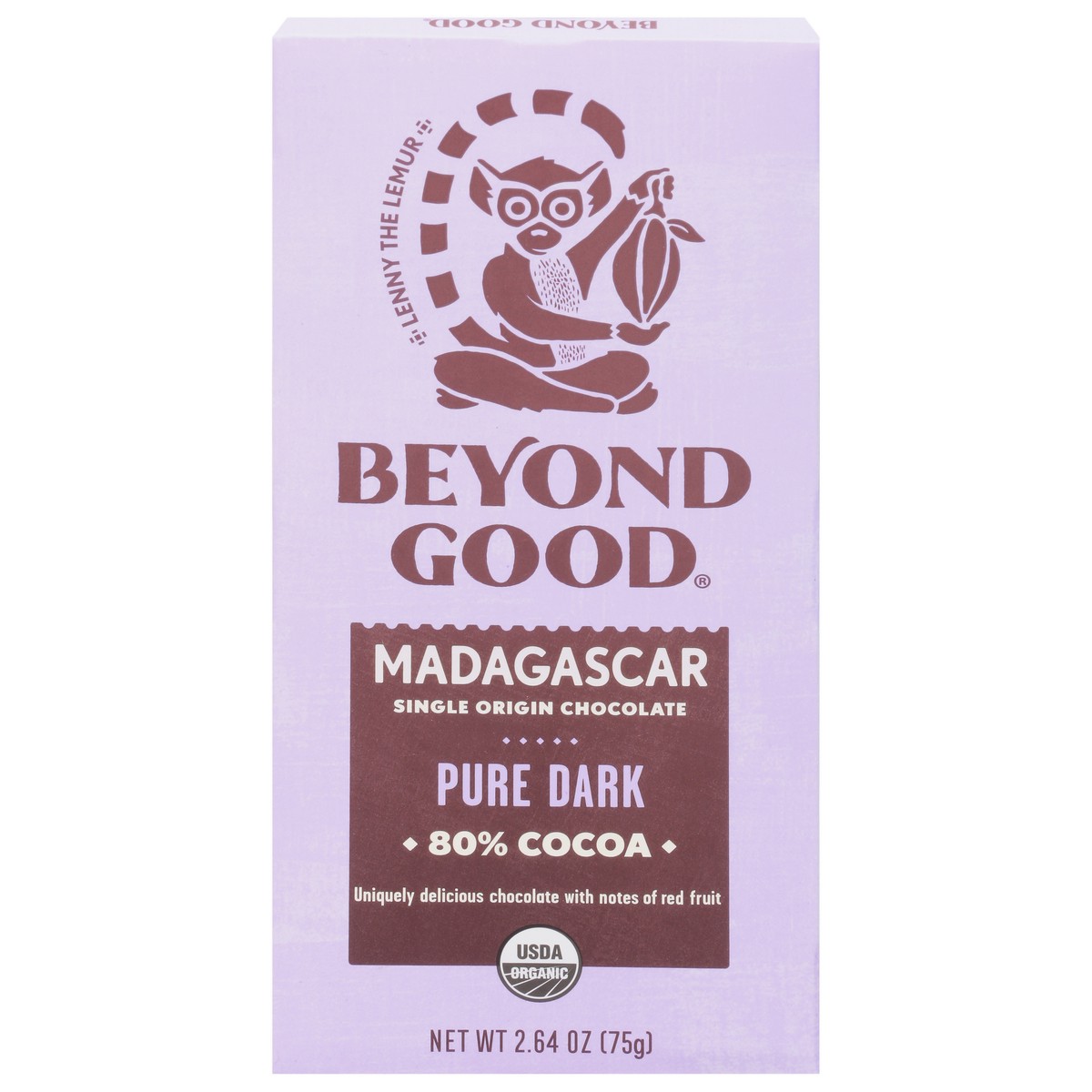 slide 1 of 13, Beyond Good 80% Cocoa Madagascar Pure Dark Single Origin Chocolate 2.64 oz, 2.64 oz