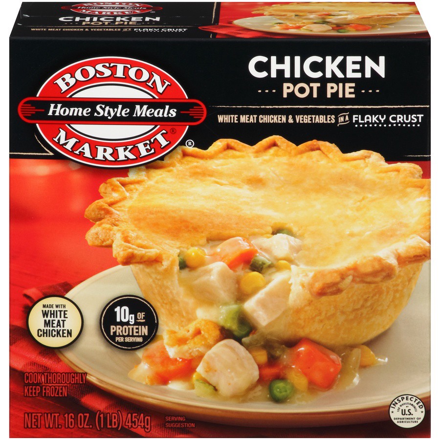 slide 1 of 9, Boston Market Chicken Pot Pie 15.0 Oz. (Frozen), 15 oz
