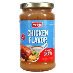 Weis Quality Real Chicken Homestyle Gravy - 12 oz
