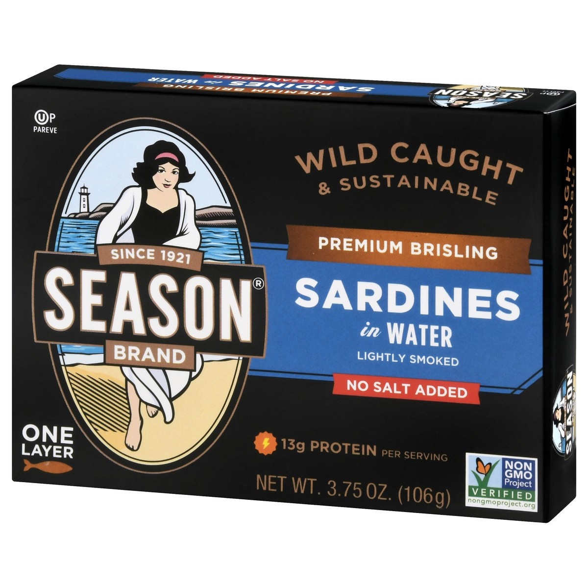 slide 7 of 9, Season Premium Brisling Sardines in Water 3.75 oz, 3.75 oz