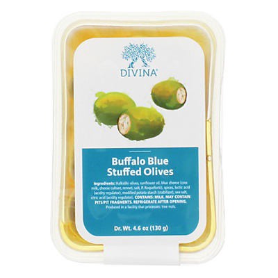 slide 1 of 1, Divina Buffalo Blue Stuffed Olives, 4.2 oz