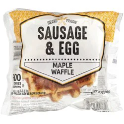 Grand Prairie Maple Waffle Breakfast Sandwich - Sausage & Egg