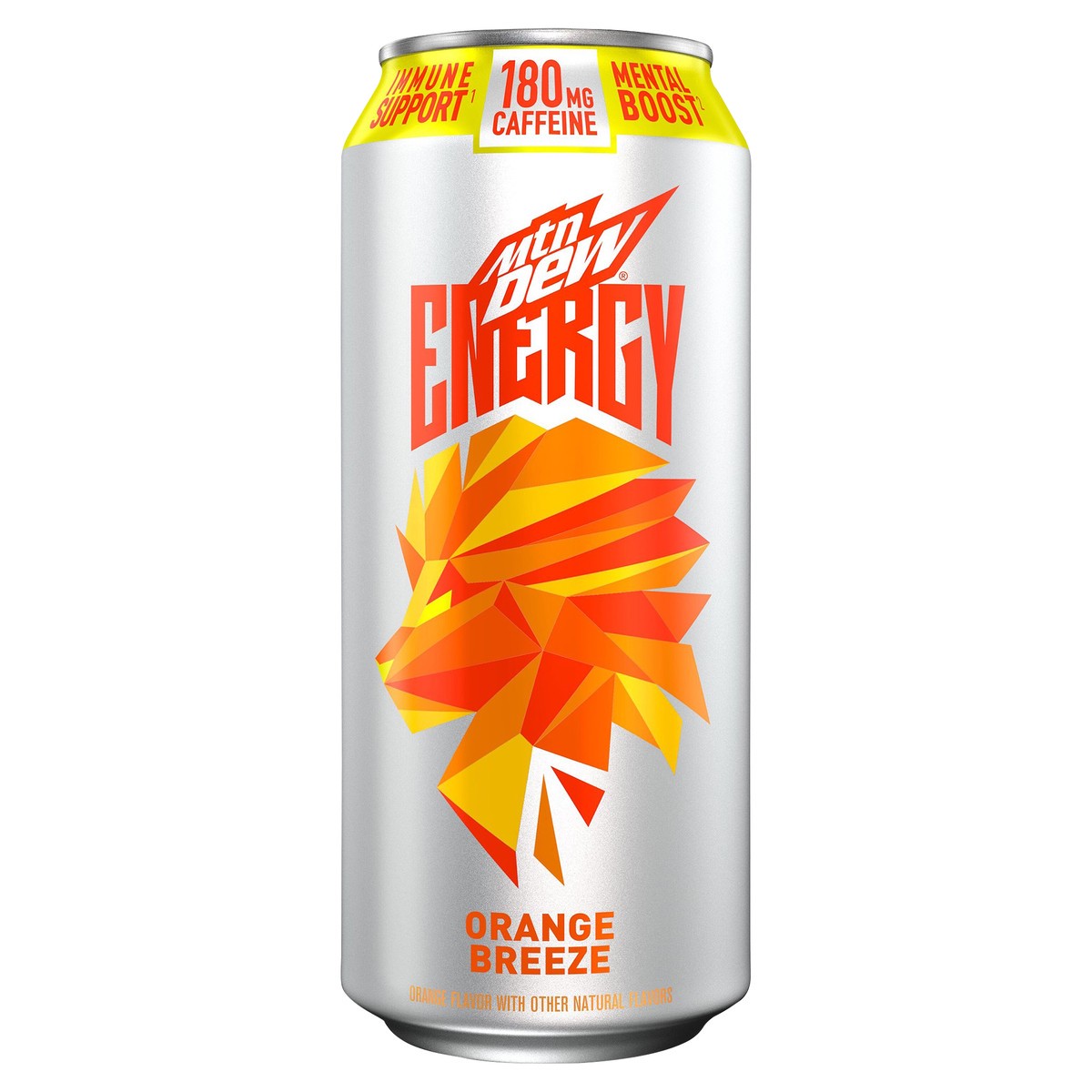 slide 3 of 6, Mountain Dew Energy Energy Drink Orange Breeze 16 Fl Oz, 16 oz