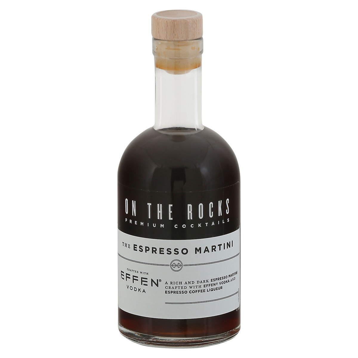 slide 1 of 2, On The Rocks EFFEN Espresso Martini Ready to Drink Cocktail 375 ml, 375 ml