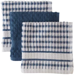 Everyday Living Popcorn Dishcloths - Federal Blue