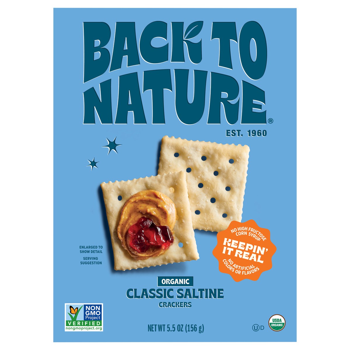 slide 2 of 2, Back to Nature Organic Classic Saltine Crackers, 5.5 oz